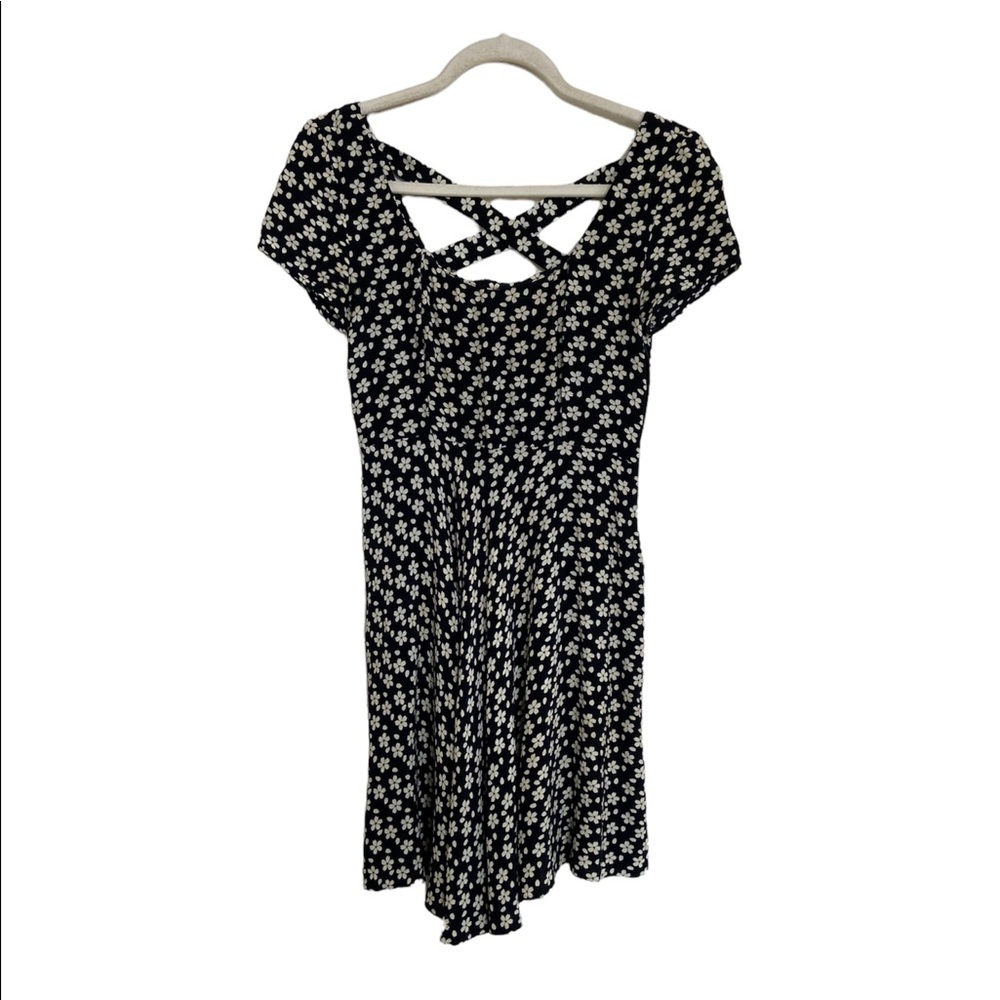 Cooperative Floral Print Mini Dress